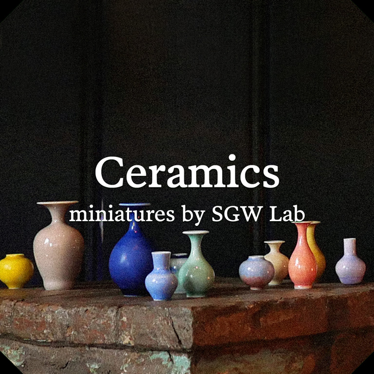 Miniatures by SGW Lab Yuta Segawa